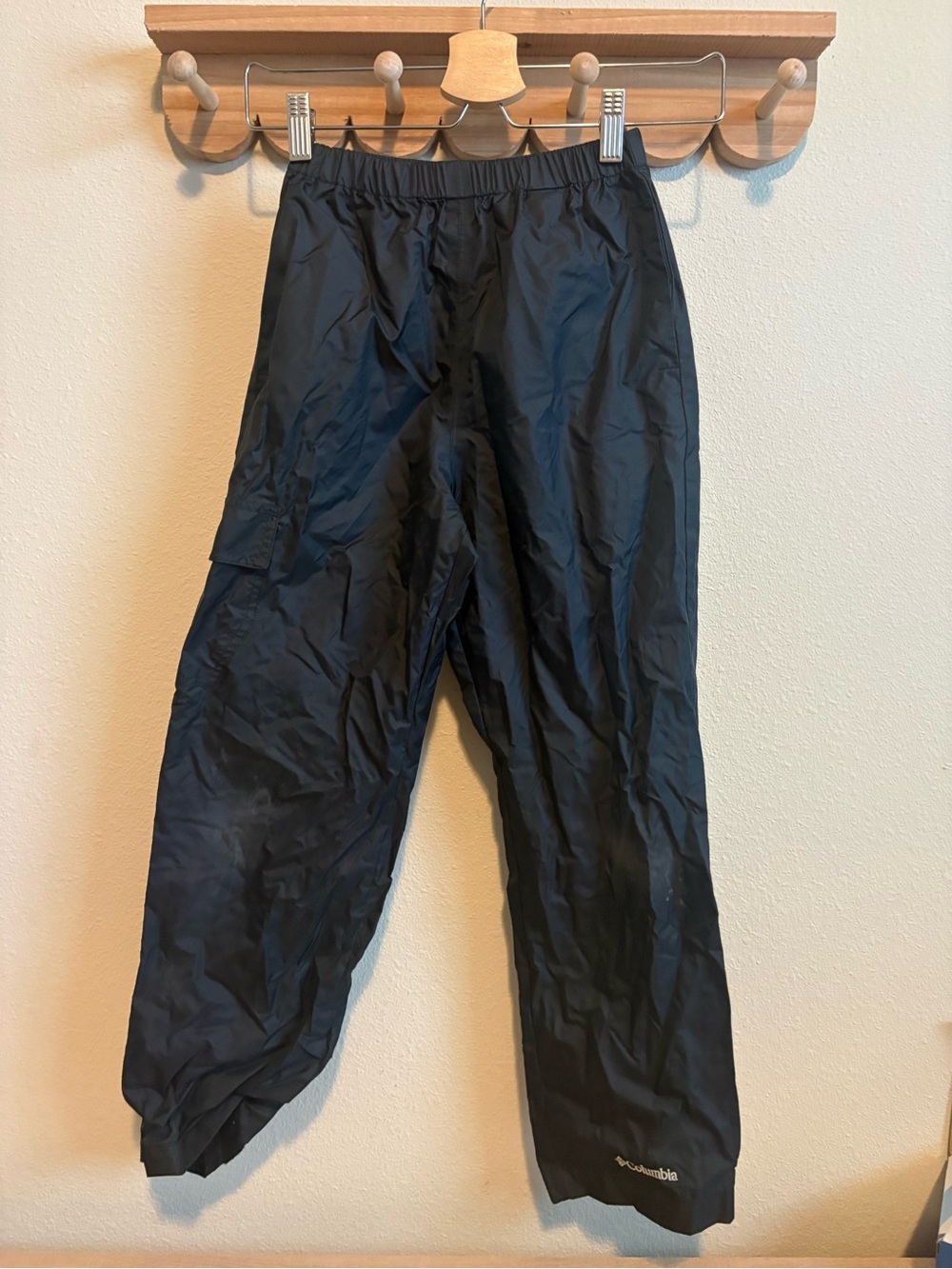 Columbia Black kids rain pants